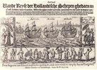 De Eerste Schipvaert schepen Duyfken, Amstelredam,Mauritius en Hollandia