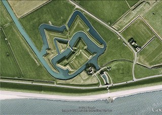 De Schans van Texel, gebouwd in de 16de eeuw om de Spanjaarden te bestrijden
