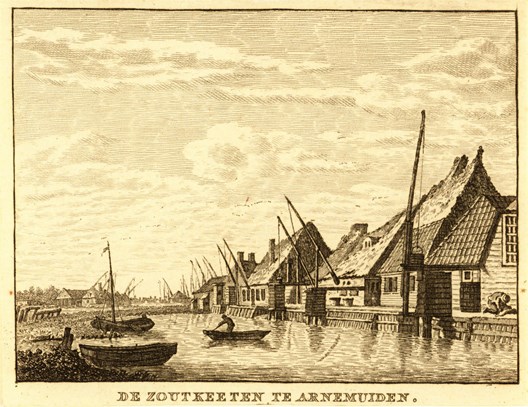Zoutketen van Arnemuiden. Carel Frederik Bendorp (I), Jan Bulthuis, 1786 - 1792 .Rijksmuseum.
