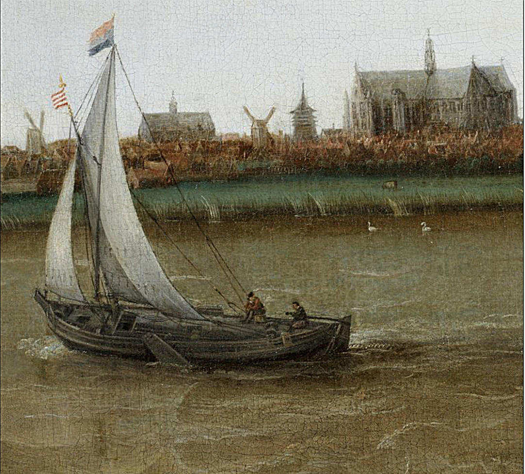 De waterschepen halen schoon water