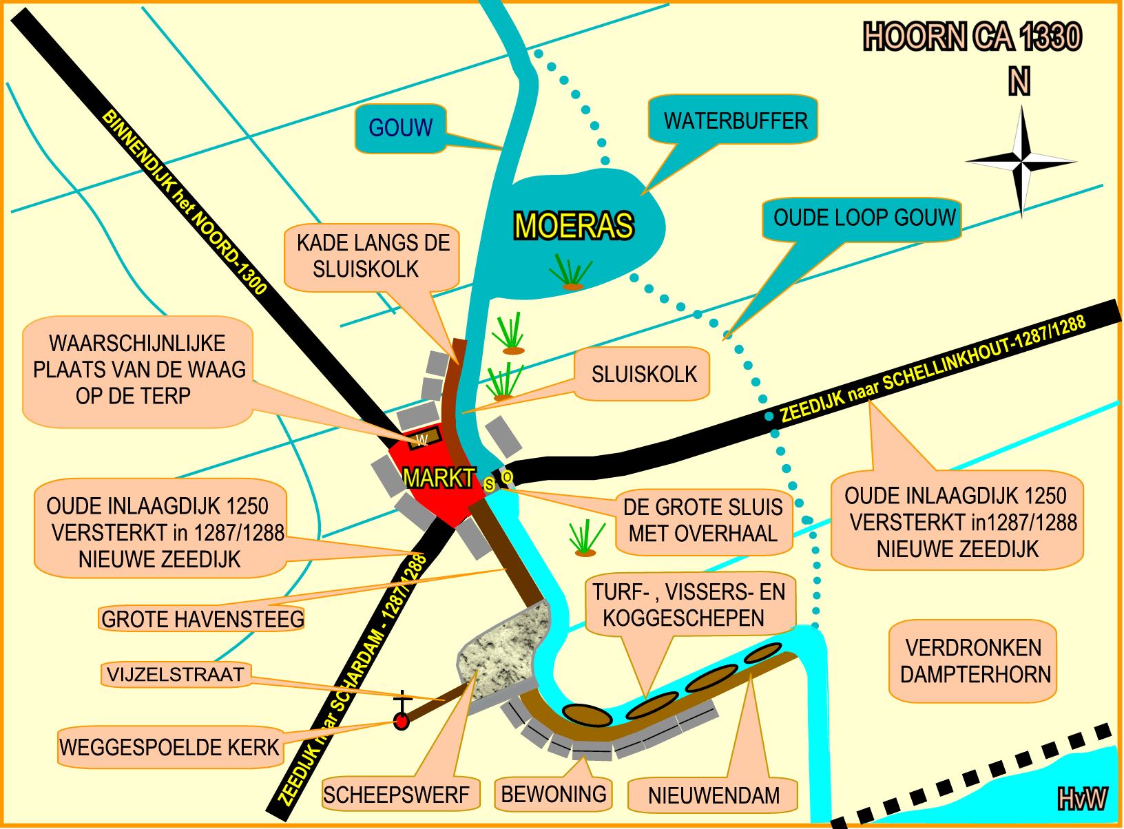 Scheepsbouw  in de middeleeuwen tot 1450.