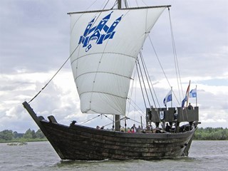 De replica Kamper kogge voor de handel