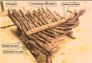 Deel van een wrak van graanschip-SO1.