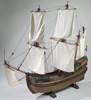 Scheepsmodel van een fluitschip schaal 1:20. Fries Scheepsvaartmuseum. Willem Vos.
