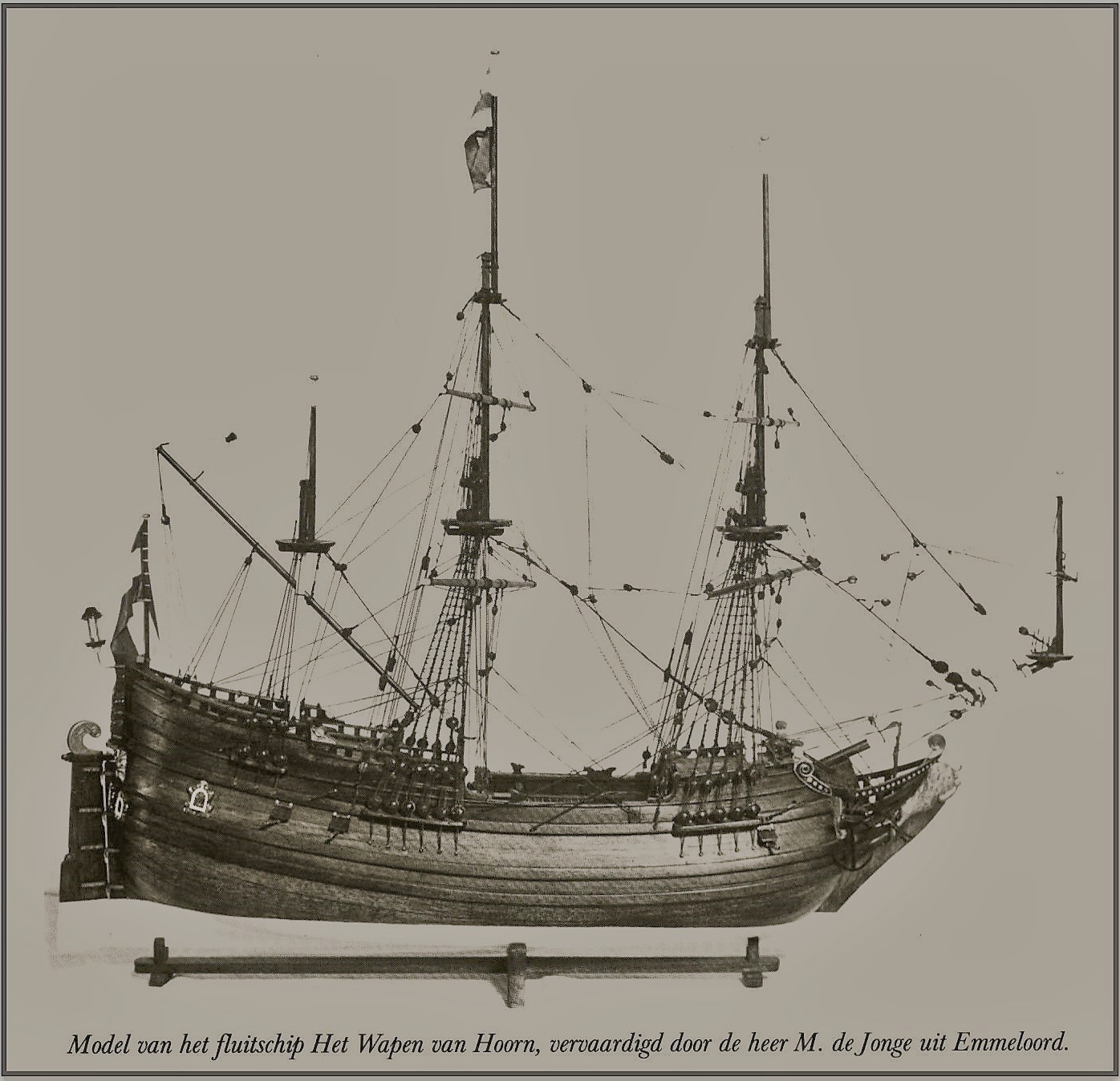 Liorne de architect van het fluitschip.