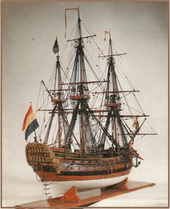 Oostindievaarder. De Gerechtigheid, van 1742, Enkhuizen