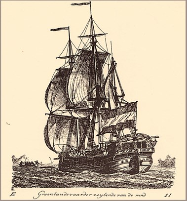 Goede Hoop als op walvisvaard.