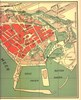 Kaart van 1934 het oost deel van Hoorn 