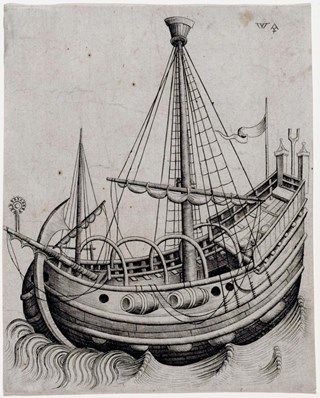 De eerste haringbuis van 1416 in Hoorn. 
