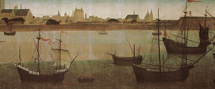 Gezicht op Zierikzee, Gem.archief. Kunstenaar is anoniem ca. 1506 of 1540