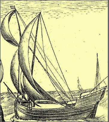 Boeier 1564. Deel van gravure  P.Bruegel, Rijkmuseum.