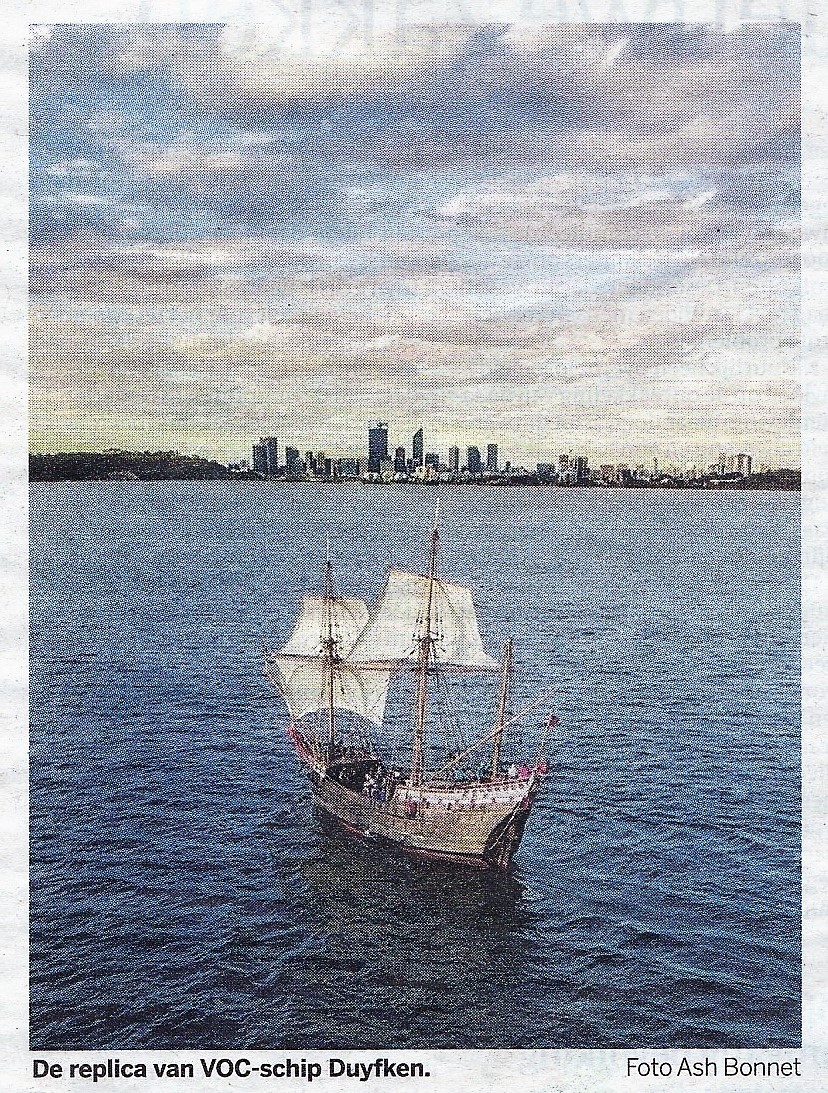 De replica VOC-schip Duyfken is weer in de vaart