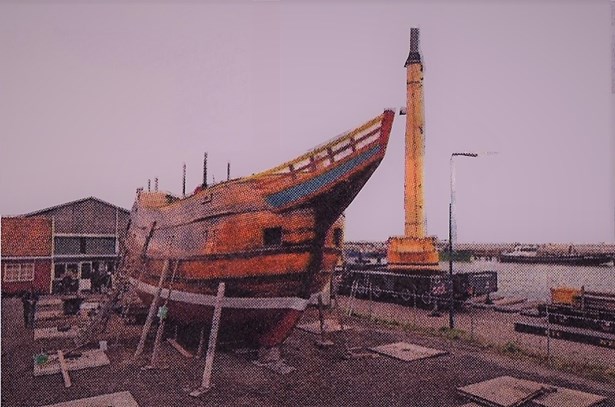 Replica van het schip van Willem Barentsz