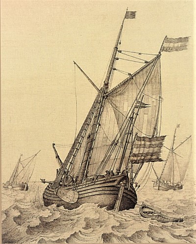 </b><b>Wijdschip. Detail, Willem van de Velde d.A.</b><b>