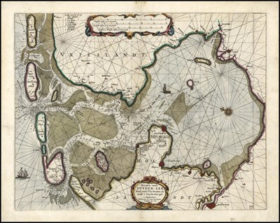 De Zuiderzee, Pieter Goos 1668
