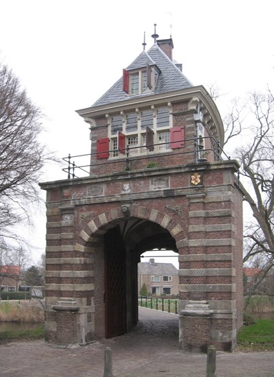 De Oosterpoort van Hoorn 1578, gebouwd door J.J.Bilhamer